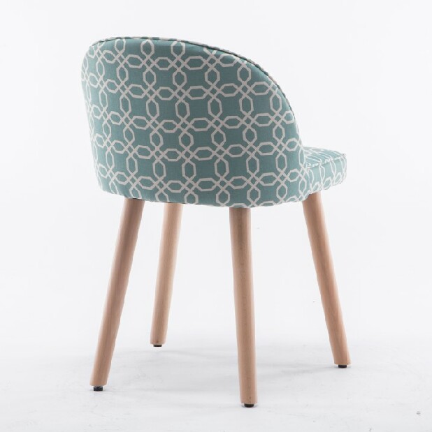 Jedálenská stolička Lalima (zelený vzor)