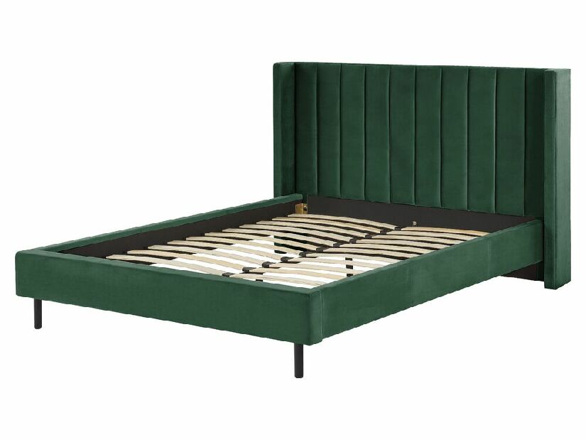 Manželská posteľ 160 cm Vinea (zelená) (s roštom)
