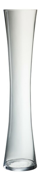 Váza Jolipa Veľká (22x22x100cm) (Priehľadná)