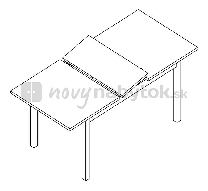 Jedálenský stôl BRW Kaspian classic STO_150 (pre 6 až 8 osôb)