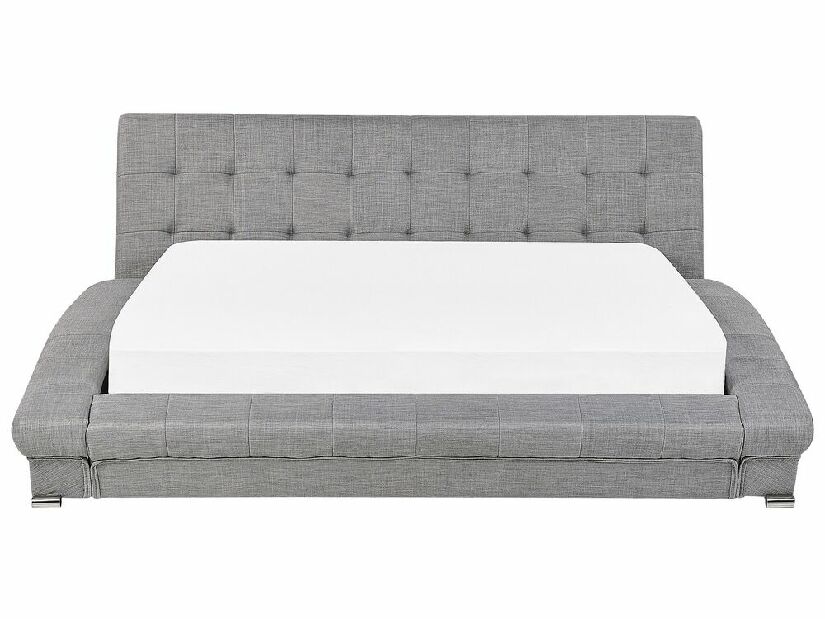 Manželská posteľ 180 cm LILLY (s roštom) (sivá)