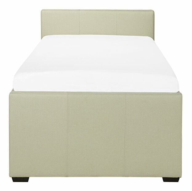 Rozkladacia posteľ 90 cm MERMAID (s roštom) (béžová)