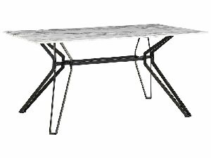 Jedálenský stôl BANOLA (čierna) (pre 6 osôb)