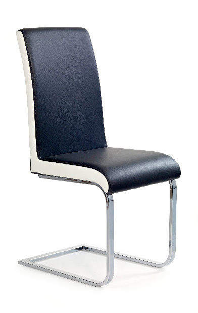 Jedálenská stolička K103 čierna + biela