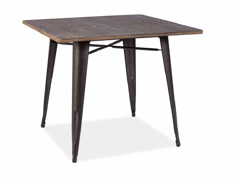 Jedálenský stôl Almir (orech + grafit) (pre 4 osoby)