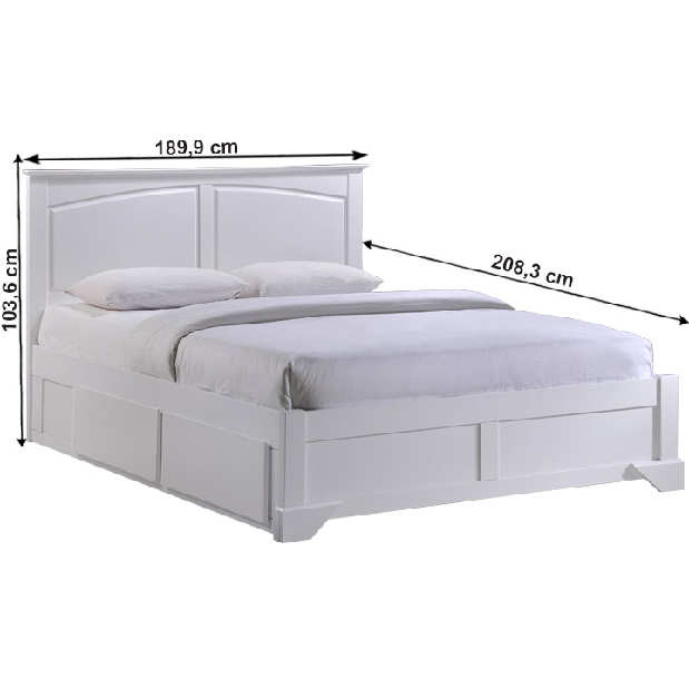 Manželská posteľ 180 cm Macron 