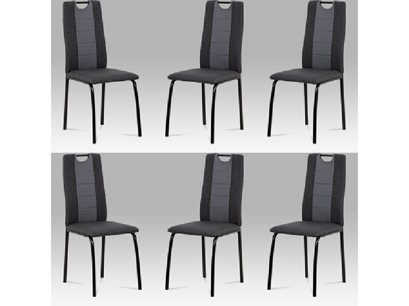 Set 6 ks. jedálenských stoličiek Darren-399 GREY *výpredaj