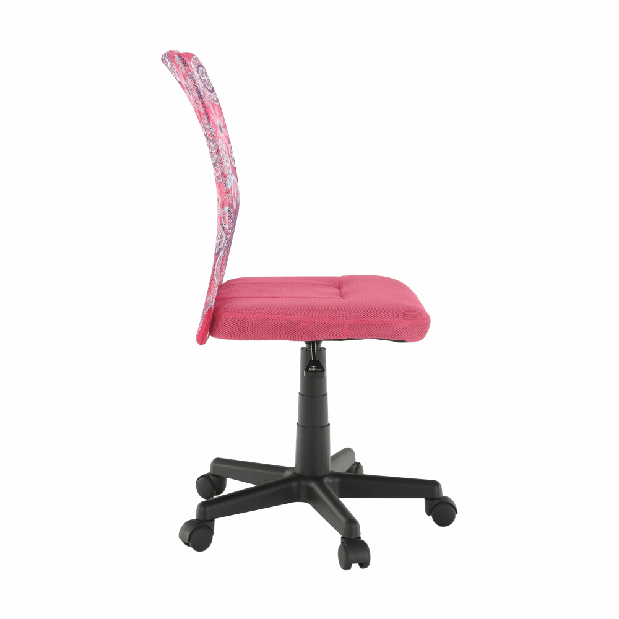 Detská otočná stolička Gofry (ružová)