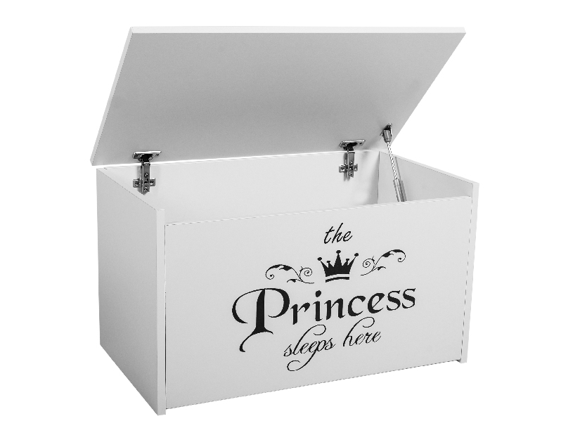 Úložný box pre deti Davina (biela + princess)
