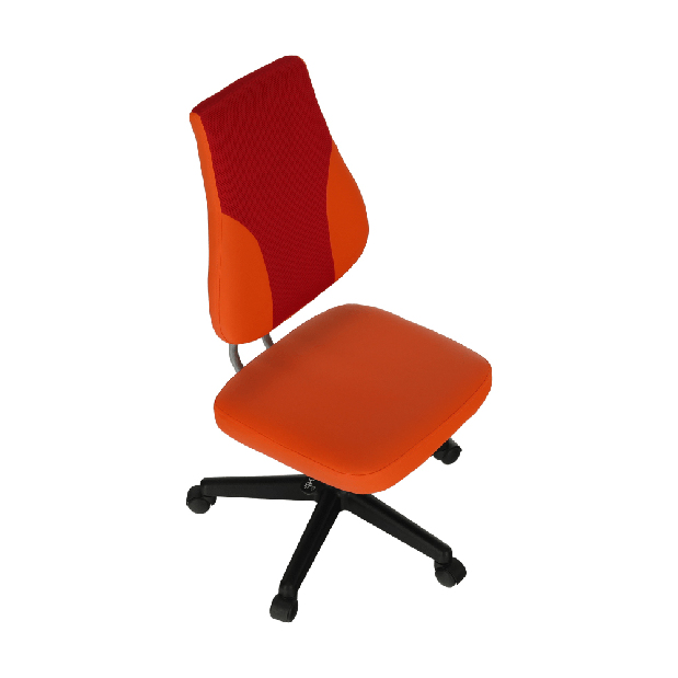 Kancelárske kreslo Randren (červená + oranžová)