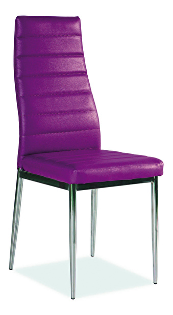 Jedálenská stolička Herbert (ekokoža fialová)