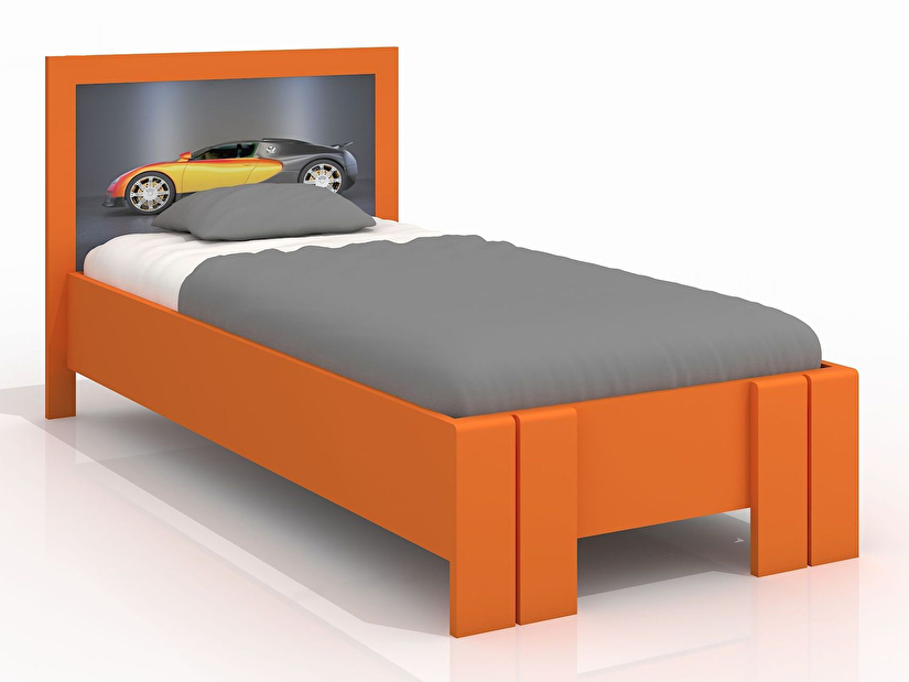 Jednolôžková posteľ 90 cm Naturlig Kids Manglerud High (borovica) (s roštom)