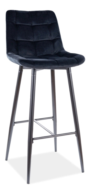 Jedálenská stolička Charlie (čierna)