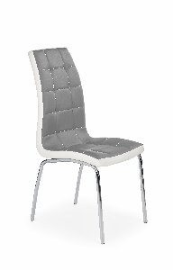 Jedálenská stolička Adis (sivá + biela)