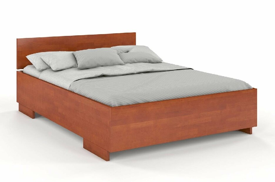 Manželská posteľ 200 cm Naturlig Larsos High (buk)