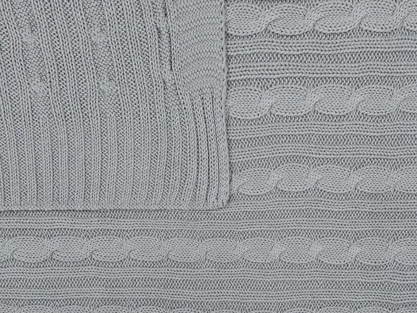 Deka 180x110 cm ANAMIS (textil) (sivá)