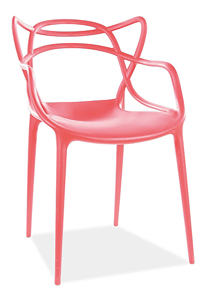 Jedálenská stolička Thomas (červená + červená)