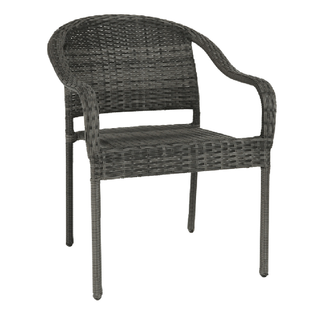 Záhradná stolička Blingo (sivá)