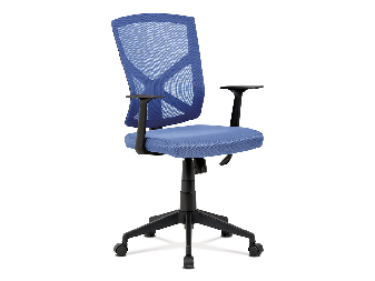 Kancelárska stolička Hynna-H102-BLUE (modrá + čierna)