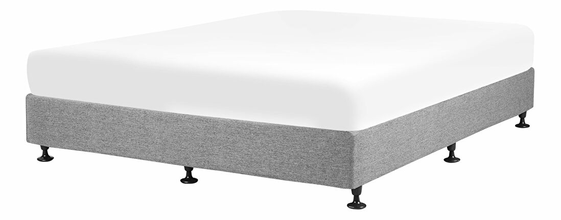 Manželská posteľ 160 cm COLOGNE 2 (s roštom a matracom) (sivá)