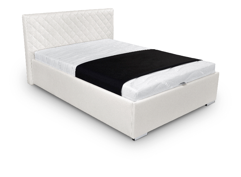 Manželská posteľ 160 cm BRW Syntia (biela)
