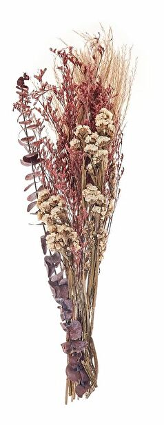 Kytica sušených kvetov Aaron (ružová)