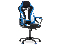 Kancelárske/herné kreslo Ynais-Y340-BLUE (modrá + čierna + strieborná)