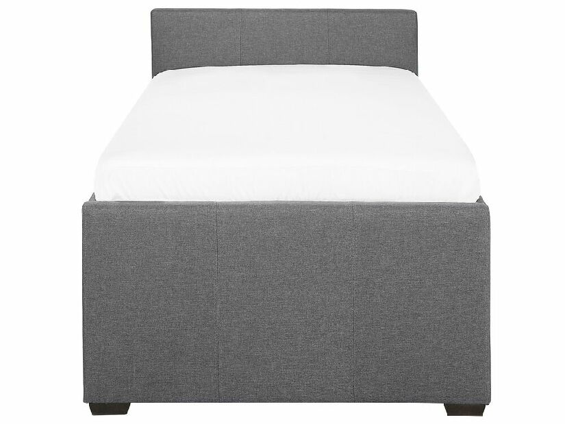 Rozkladacia posteľ 90 cm MERMAID (s roštom) (sivá)