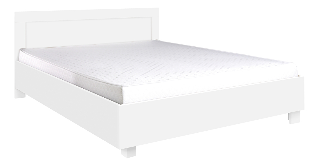 Manželská posteľ 140 cm Camber C23 (biela) (s roštom)