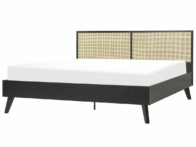Manželská posteľ 180 cm Monza (čierna)