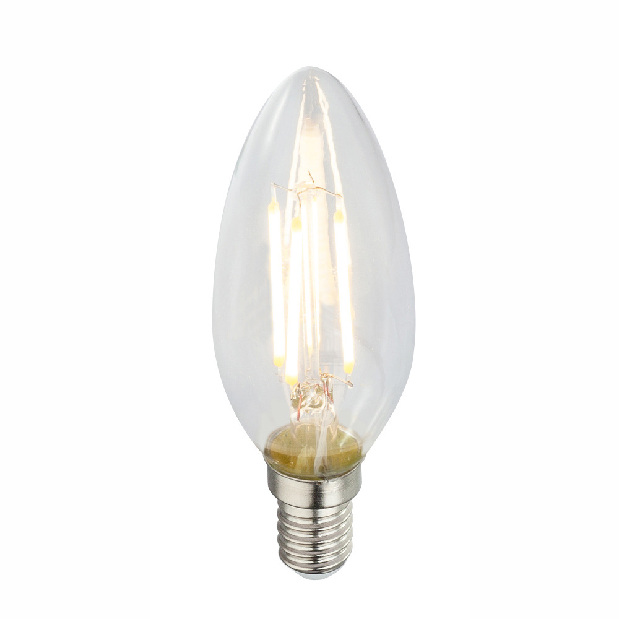 LED žiarovka Led bulb 10583-2K (nikel + priehľadná)