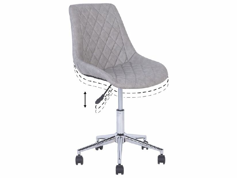 Kancelárska stolička Masar (sivá)