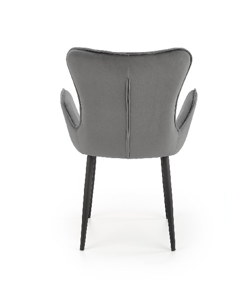 Jedálenská stolička Kipta (sivá + čierna)