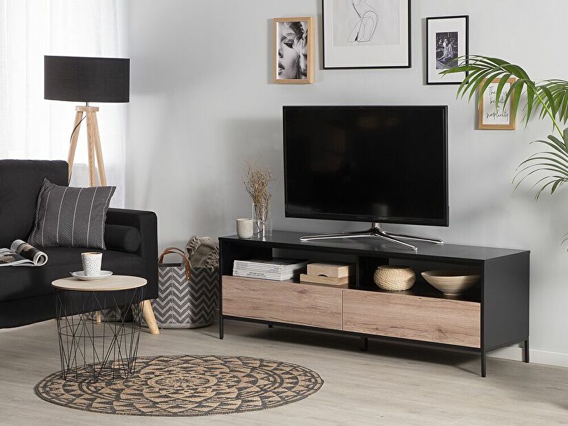 TV stolík/skrinka Serviceton (svetlé drevo)