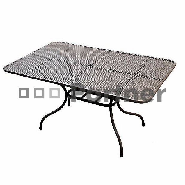Záhradný stôl 160 x 95 cm (kov)