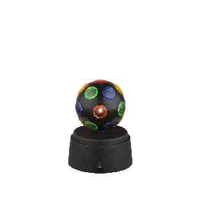Dekoratívne svietidlo LED Disco 28017 (čierna + multicolor)