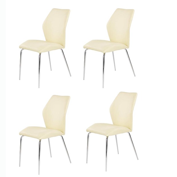 Set 4 ks. Jedálenská stolička K253 (vanilka) *výpredaj