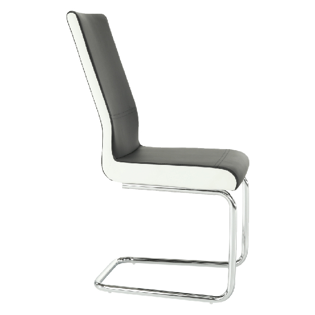 Jedálenská stolička Nacton (čierna + biela)