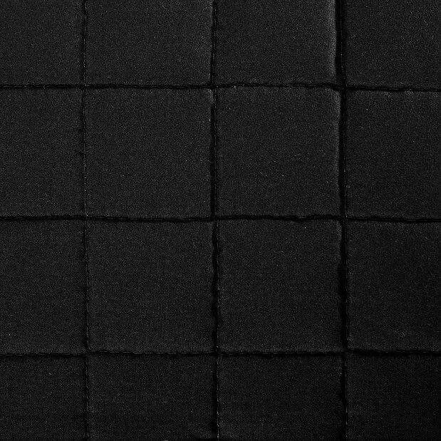 Prehoz na posteľ 150x70 cm Eva (čierna + metalická)