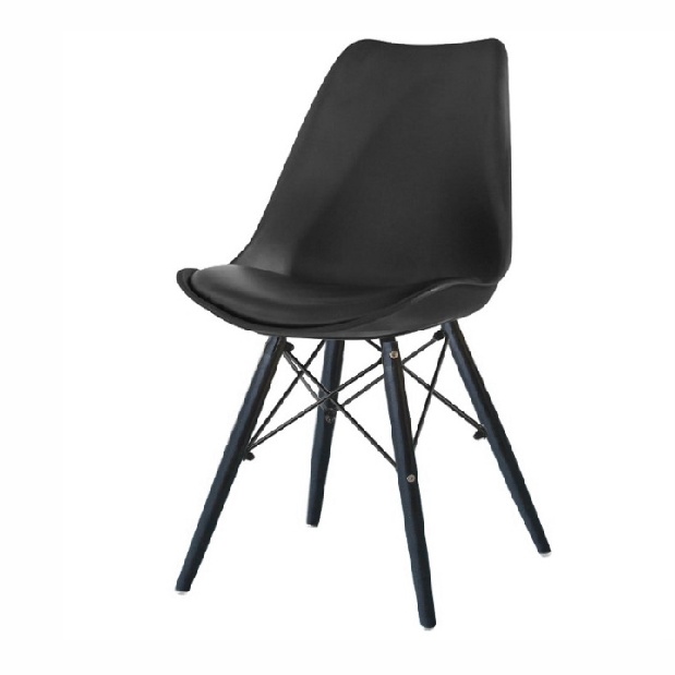Jedálenská stolička Kemal (čierna)