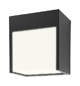 Vonkajšie nástenné LED svietidlo Balimo (biela + matná čierna)