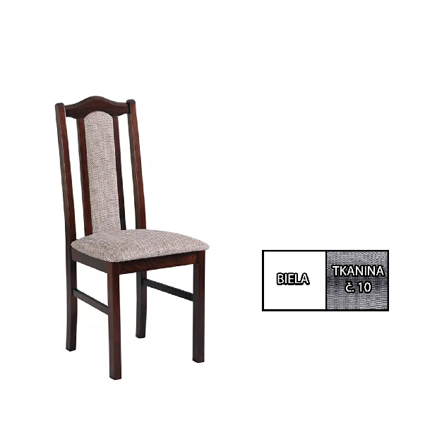 Jedálenská stolička Astra (biela + sivá) * výpredaj
