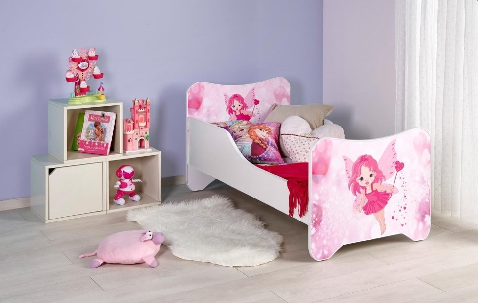 Jednolôžková posteľ Gerard Fairy (s roštom a matracom)