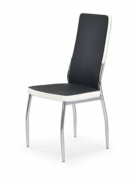 Jedálenská stolička K210 (čierna + biela)