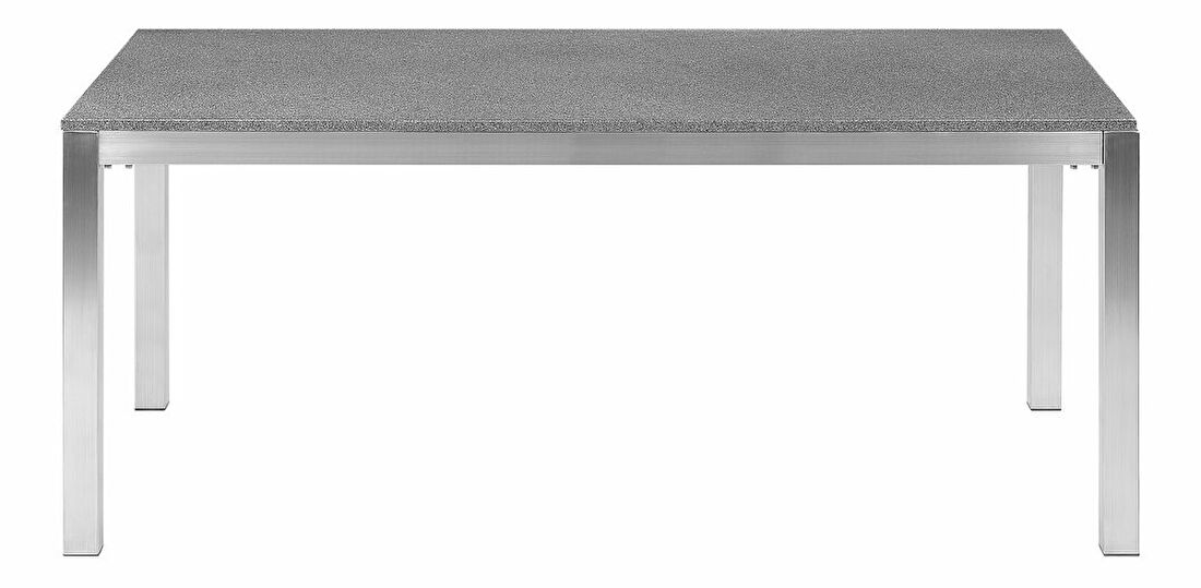 Záhradný stôl Grosso (tmavosivá) (leštený granit v celku)