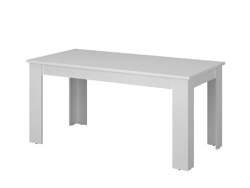 Rozkladací jedálenský stôl Ethan (biela) (pre 6 až 8 osôb)