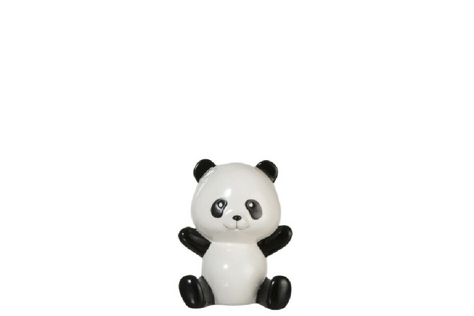 Figurína Jolipa vypnut Panda Crush (14x11x18cm) (Biela + Čierna)