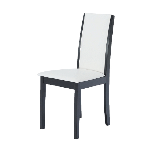 Jedálenská stolička Verni New (wenge + biela)