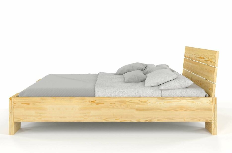 Manželská posteľ 200 cm Naturlig Tosen High (borovica)