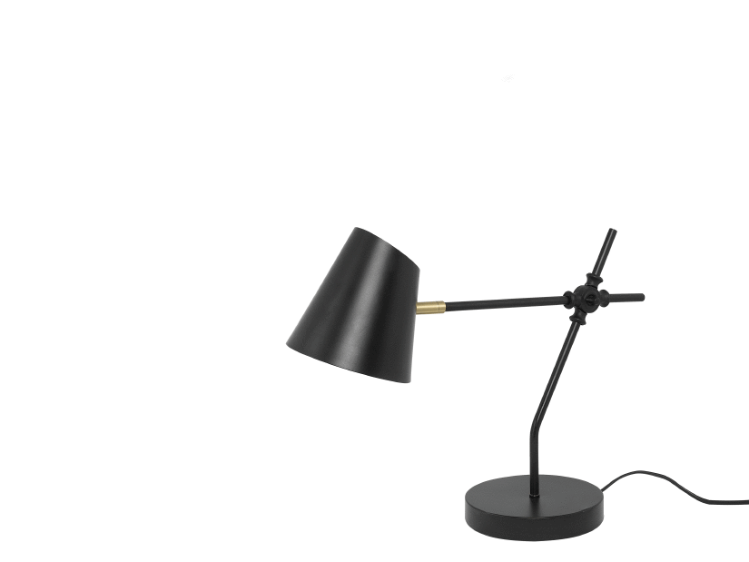 Stolná lampa Haifa (čierna)